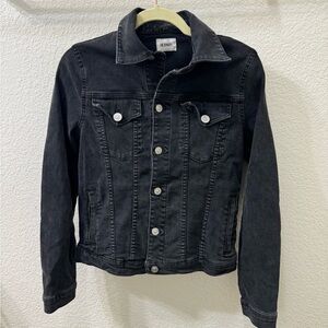 Hudson Black Denim Jacket Size S